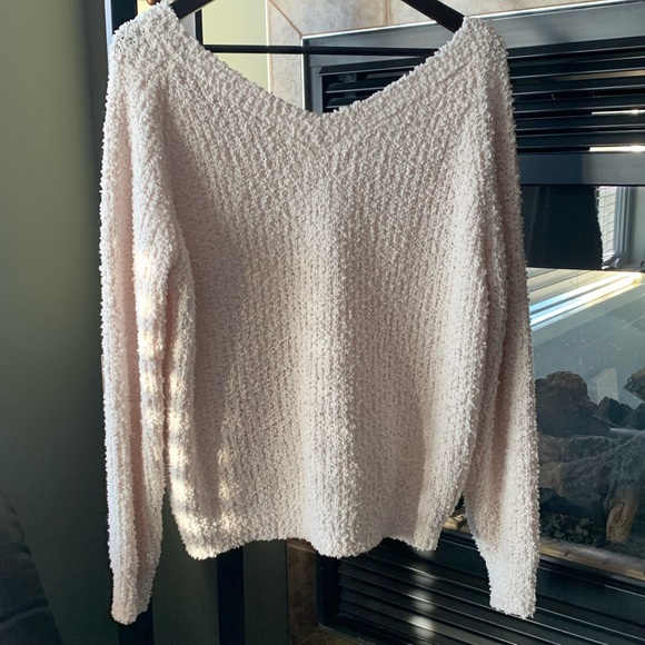 Listicle Ivory Reversible Sweater - Picture 2 of 5